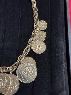 FOREIGN COIN NECKLACE