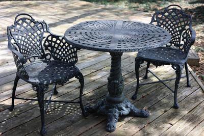Bistro Set of Two Chairs and Table