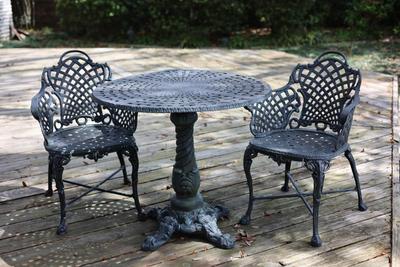 Bistro Set of Two Chairs and Table