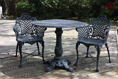 Bistro Set of Two Chairs and Table