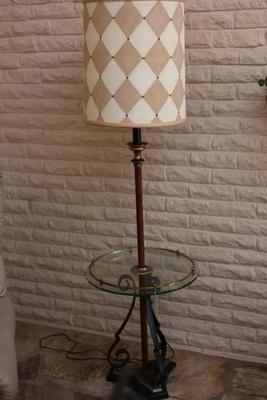 Floor Lamp w/ Built in Table