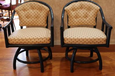 Pair of Vintage Swivel Chairs