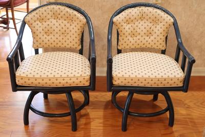 Pair of Vintage Swivel Chairs