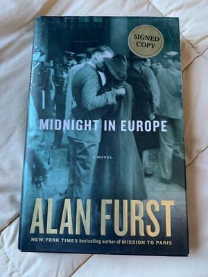 Midnight in Europe by Alan Furst Book SIGNED by author, first edition