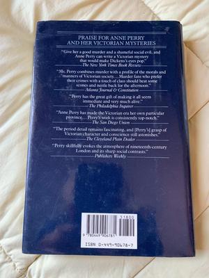 Signed first edition by Anne Perry
