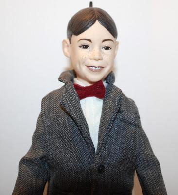 "Alfalfa The Little Rascals" Collectible Doll - With Metal Stand 12 Â½" Tall