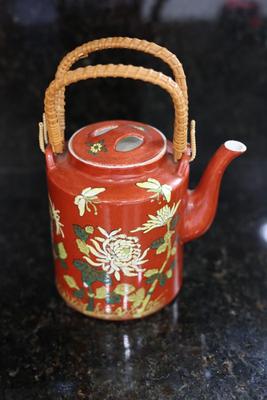 ACF Hong Kong Porcelain Floral Teapot