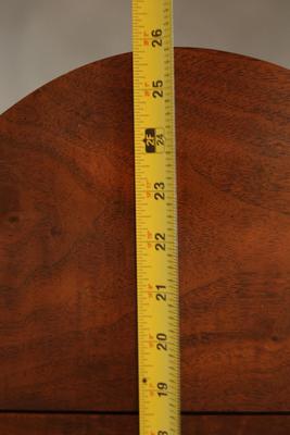 Baker Furniture Queen Anne Solid Walnut Petite Drop Leaf Tea Table