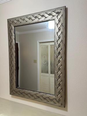 Silver Frame Mirror