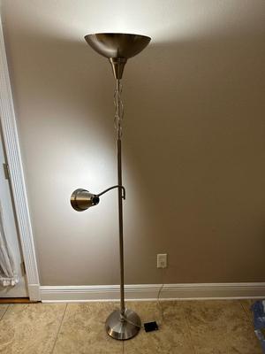 Brushed Metal Floor Lamp