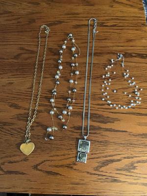 4 Lia Sophia necklaces