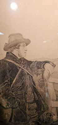 Pair of Large engravings of English and Scottish Gamekeepers after Richard Andsell paintings