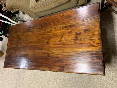 Boho Chic, rustic Coastal Coffee Table With Drawers
