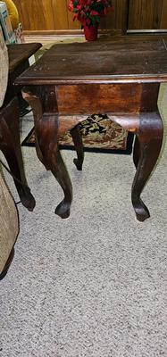 2 small antique side tables