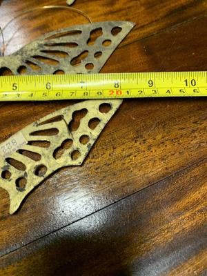Vintage Brass Butterfly Wall Hanging Home DÃ©cor Mid Century MCM