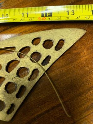 Vintage Brass Butterfly Wall Hanging Home DÃ©cor Mid Century MCM