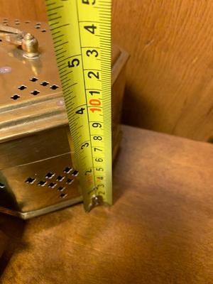 Vintage brass boxes and container collection lot