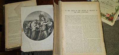 Large 1884 Bible Falling Apart!