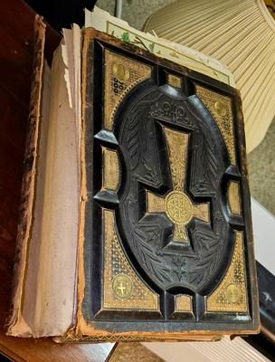 Large 1884 Bible Falling Apart!