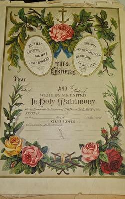 Large 1884 Bible Falling Apart!