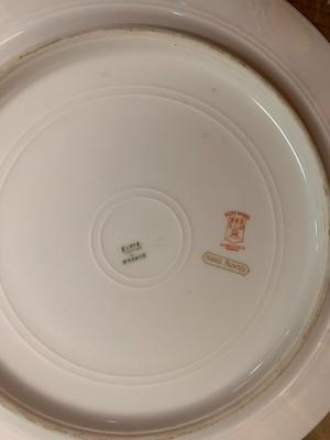 Vintage Limoges Peony plate 10"