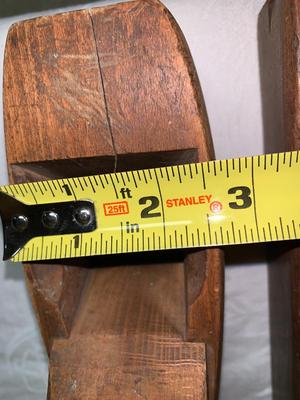 3 vintage rustic planers including W. Butcher