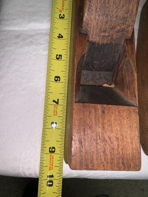 3 vintage rustic planers including W. Butcher