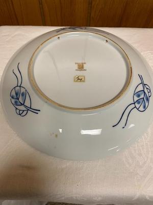 Vintage Japanese Porcelain Gold Imari Hand Painted Plate
