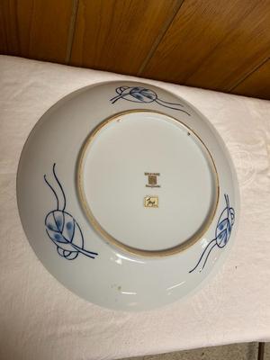 Vintage Japanese Porcelain Gold Imari Hand Painted Plate