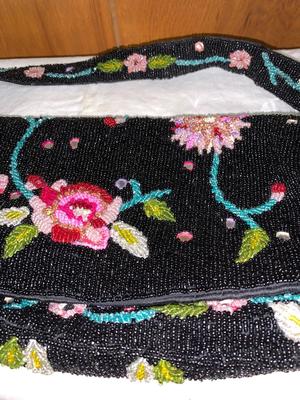 Micro beaded handbag. Made by "Accessorize"
