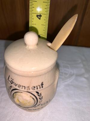 VINTAGE 1903-1953 LOWENSENF 50TH ANNIVERSARY MUSTARD POT