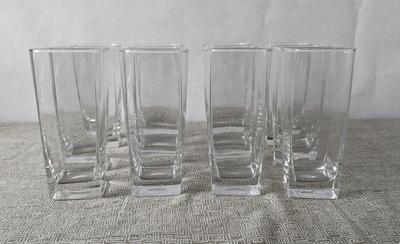 Square Base Glass Tumblers