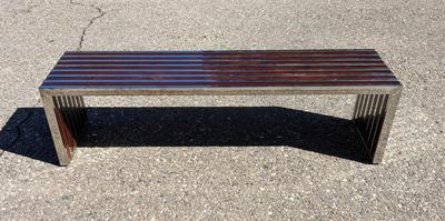 American Amici Metal and Wood Mod Bench