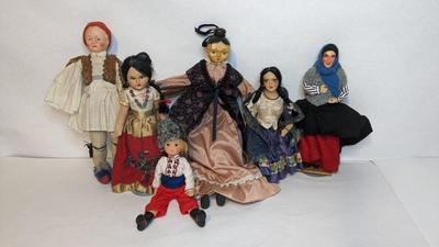 Vintage Foreign Doll Assortment