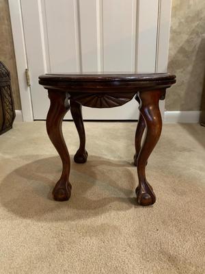 Wood side table / stool