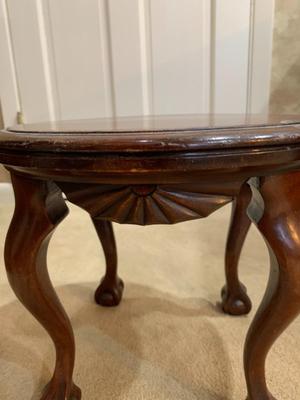Wood side table / stool