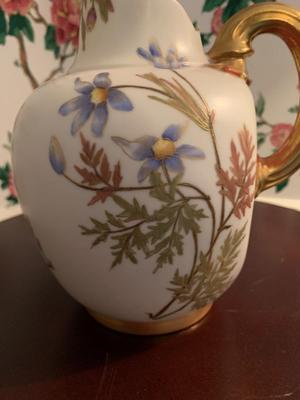 Vintage Royal Worcester Flat Back Pitcher
