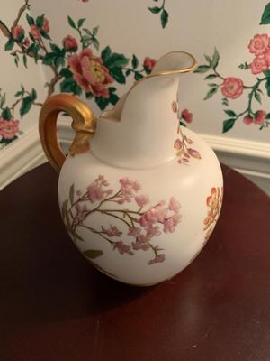 Vintage Royal Worcester Flat Back Pitcher