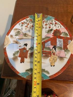 Porcelain Hand Painted Japanese plate