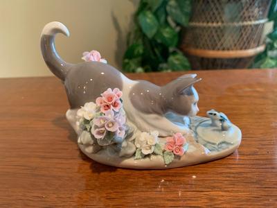 Lladro KITTY CONFRONTATION 3.5" Figurine
