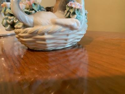 Lladro Purr-Fect Kittens Cats in Flower Basket Figurine #1444