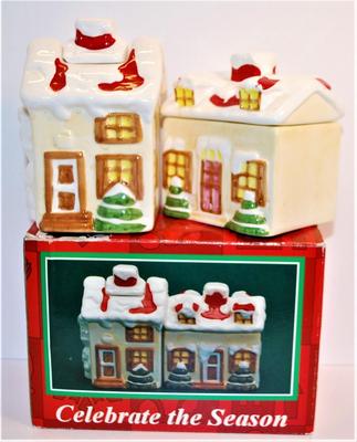 "Sugar + Creamer" Set Boxed 4"