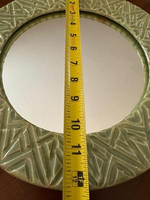 Green Ceramic Mirror