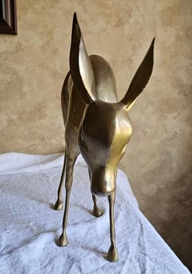 Vintage Brass deer, fawn