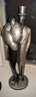 AUSTIN PRODUCTIONS L'ETOILE ART DECO SCULPTURE BY CLAUDE LE CLERC