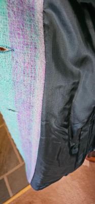 Vintage Handwoven Mohair Coat Wicklow Ireland Avoca size M