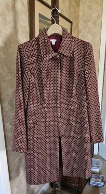 Cute light weight coat jacket size 12, Apt.9