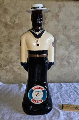 Ron Doorly Barbados Rum vintage Bottle Harbour Police RARE!