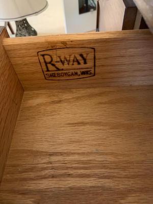 MCM RWay dresser with mirror Mid=Century Modern