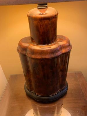 Frederick Cooper Style MCM Asian stylized ceramic lamps Mid-century Modern